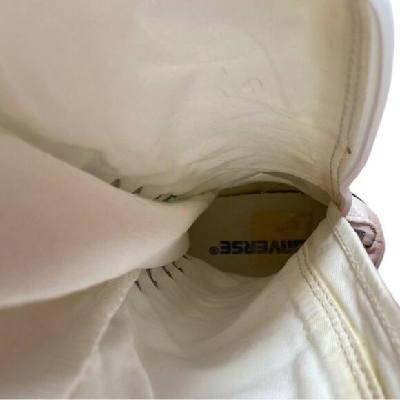 Converse Knee High White All Star w/extra red laces Y2k Size M 5 Women 7 - Picture 7 of 16